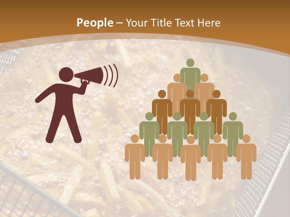 A Frying Pan Filled With Food On Top Of A Stove PowerPoint Template