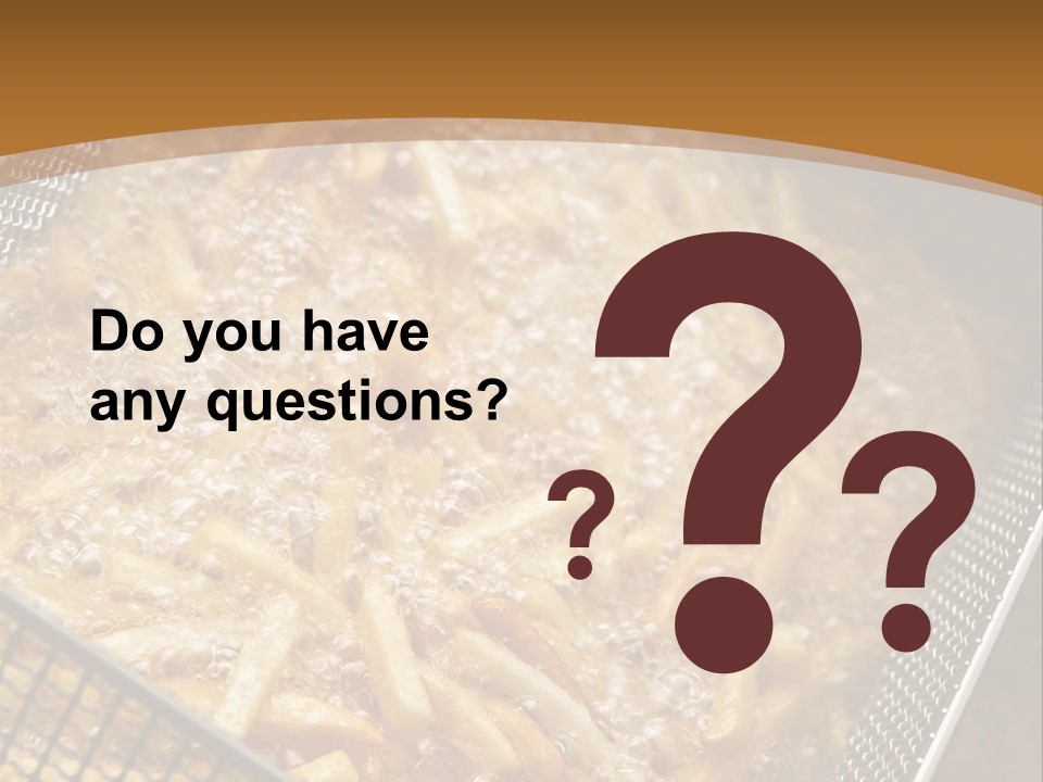 A Frying Pan Filled With Food On Top Of A Stove PowerPoint Template