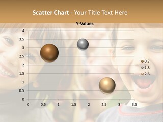 A Group Of Children Are Smiling For The Camera PowerPoint Template