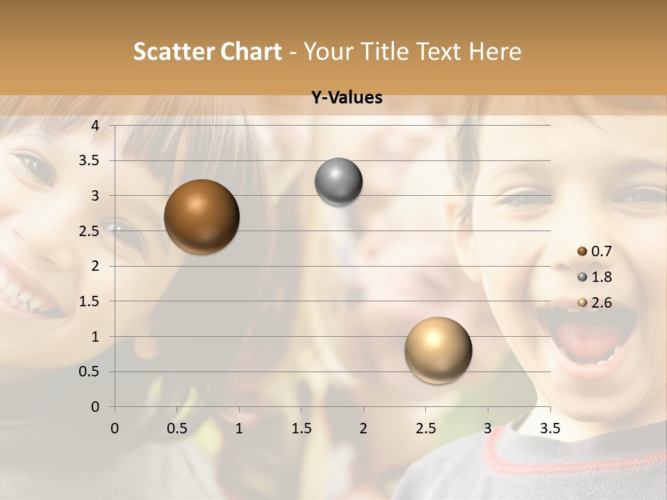 A Group Of Children Are Smiling For The Camera PowerPoint Template
