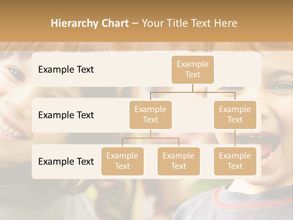 A Group Of Children Are Smiling For The Camera PowerPoint Template