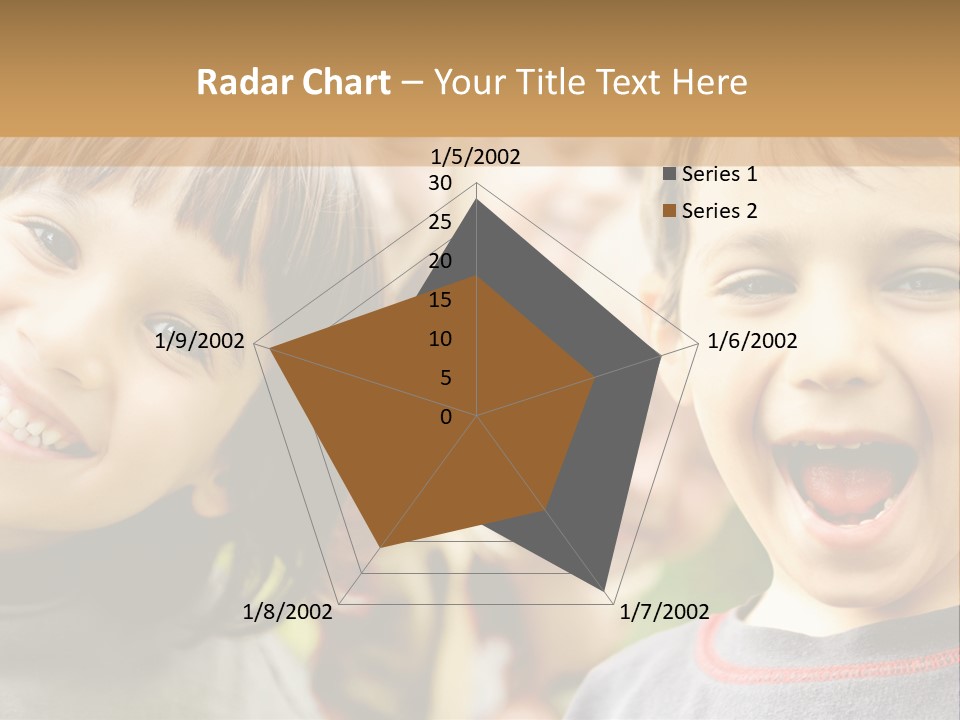 A Group Of Children Are Smiling For The Camera PowerPoint Template