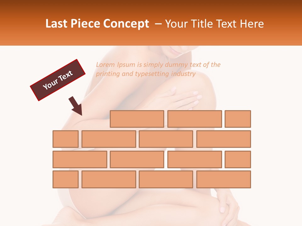 A Woman Sitting On The Ground With Her Legs Crossed PowerPoint Template