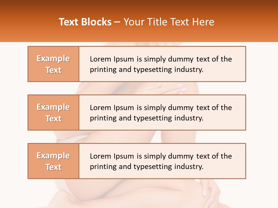 A Woman Sitting On The Ground With Her Legs Crossed PowerPoint Template