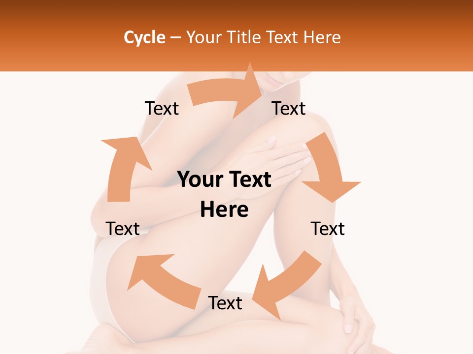 A Woman Sitting On The Ground With Her Legs Crossed PowerPoint Template