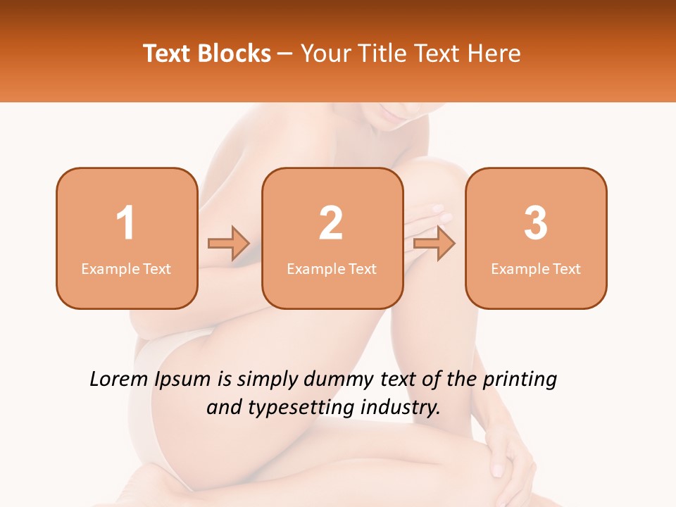 A Woman Sitting On The Ground With Her Legs Crossed PowerPoint Template