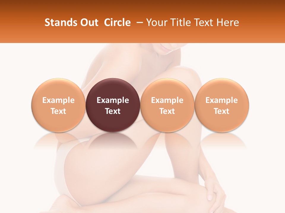 A Woman Sitting On The Ground With Her Legs Crossed PowerPoint Template