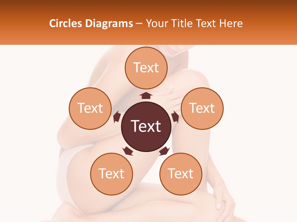 A Woman Sitting On The Ground With Her Legs Crossed PowerPoint Template