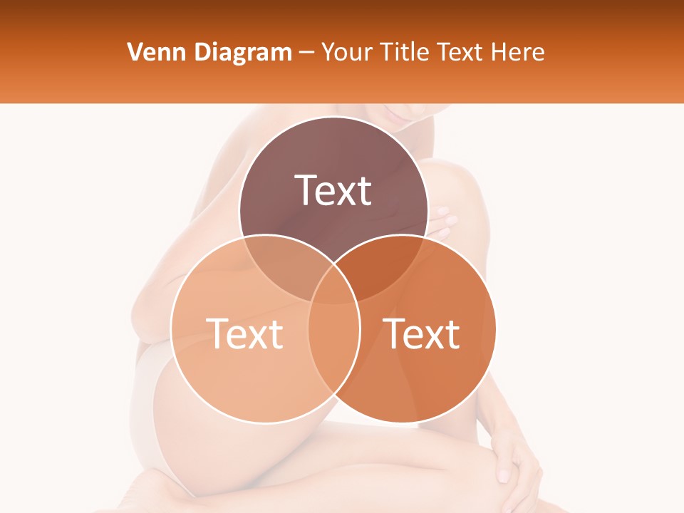 A Woman Sitting On The Ground With Her Legs Crossed PowerPoint Template