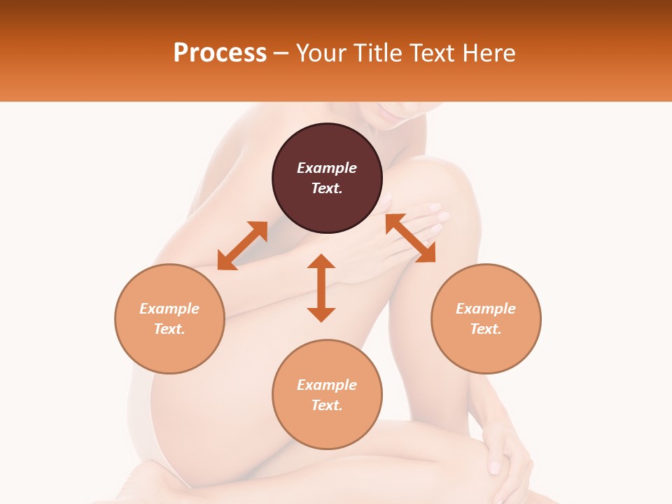 A Woman Sitting On The Ground With Her Legs Crossed PowerPoint Template