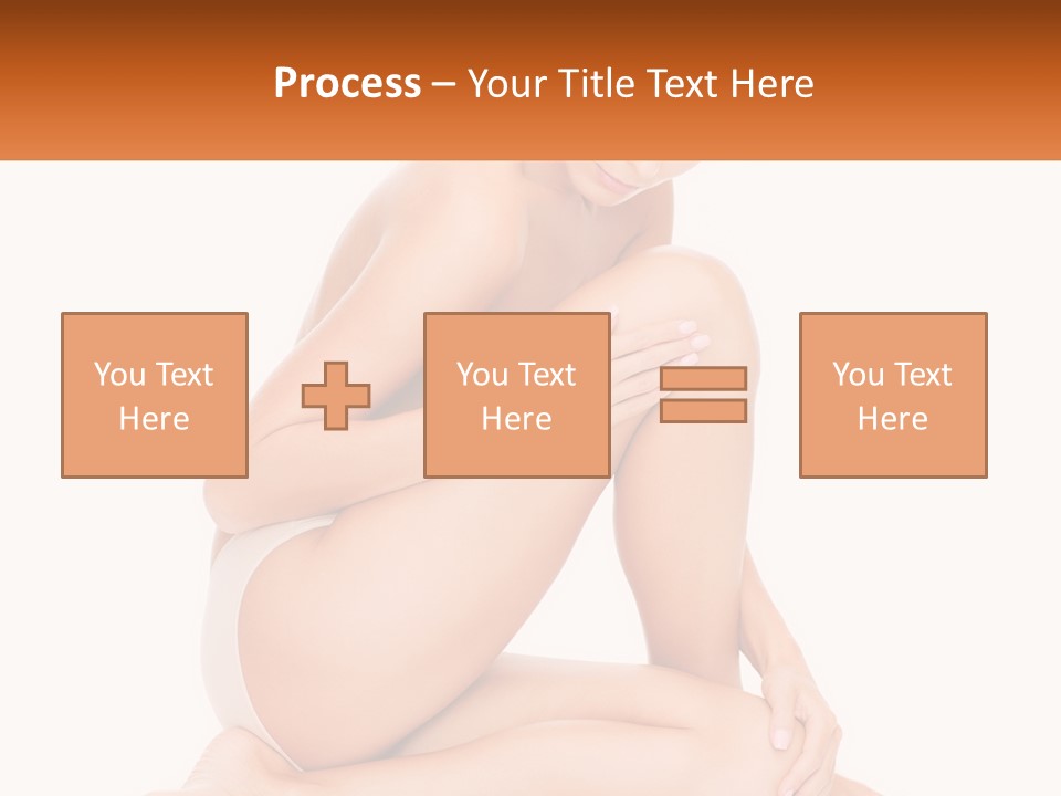 A Woman Sitting On The Ground With Her Legs Crossed PowerPoint Template