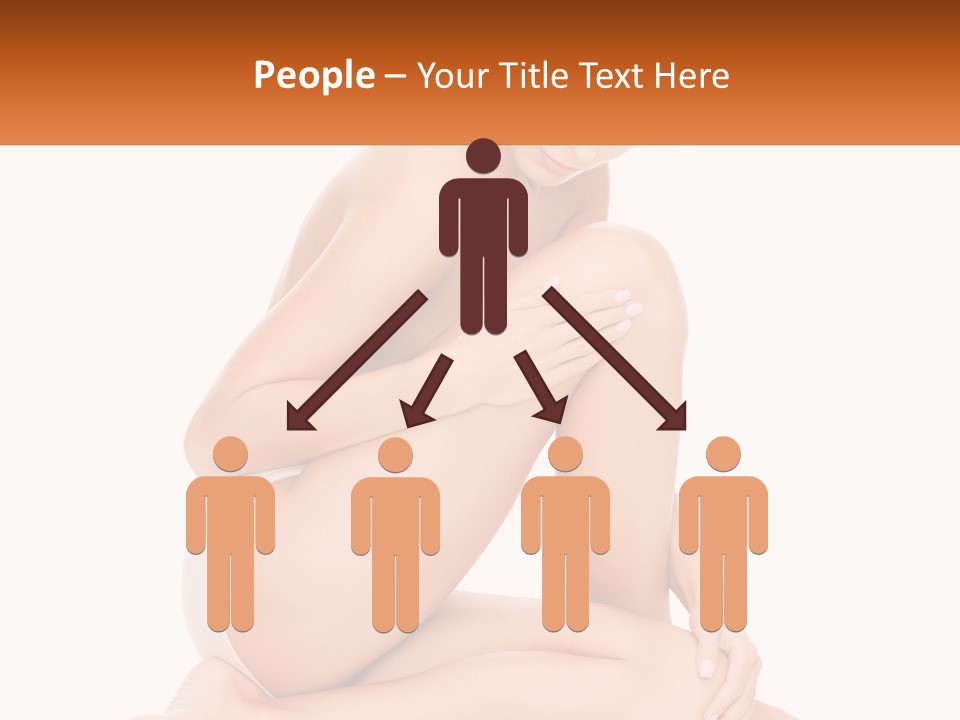 A Woman Sitting On The Ground With Her Legs Crossed PowerPoint Template