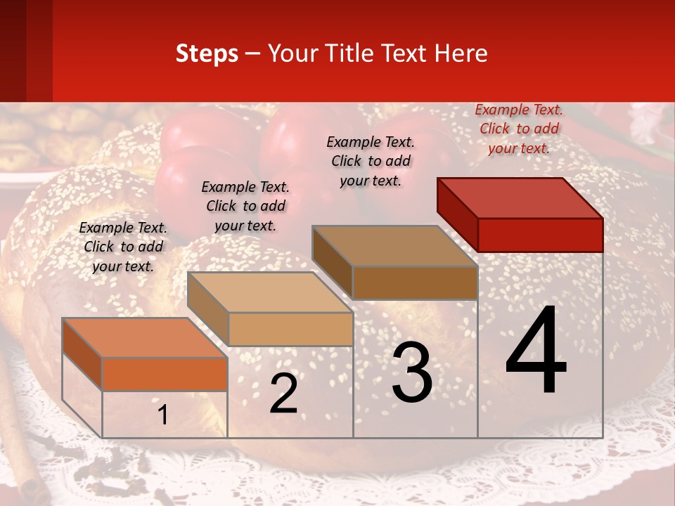A Plate Of Bread With Tomatoes On Top Of It PowerPoint Template