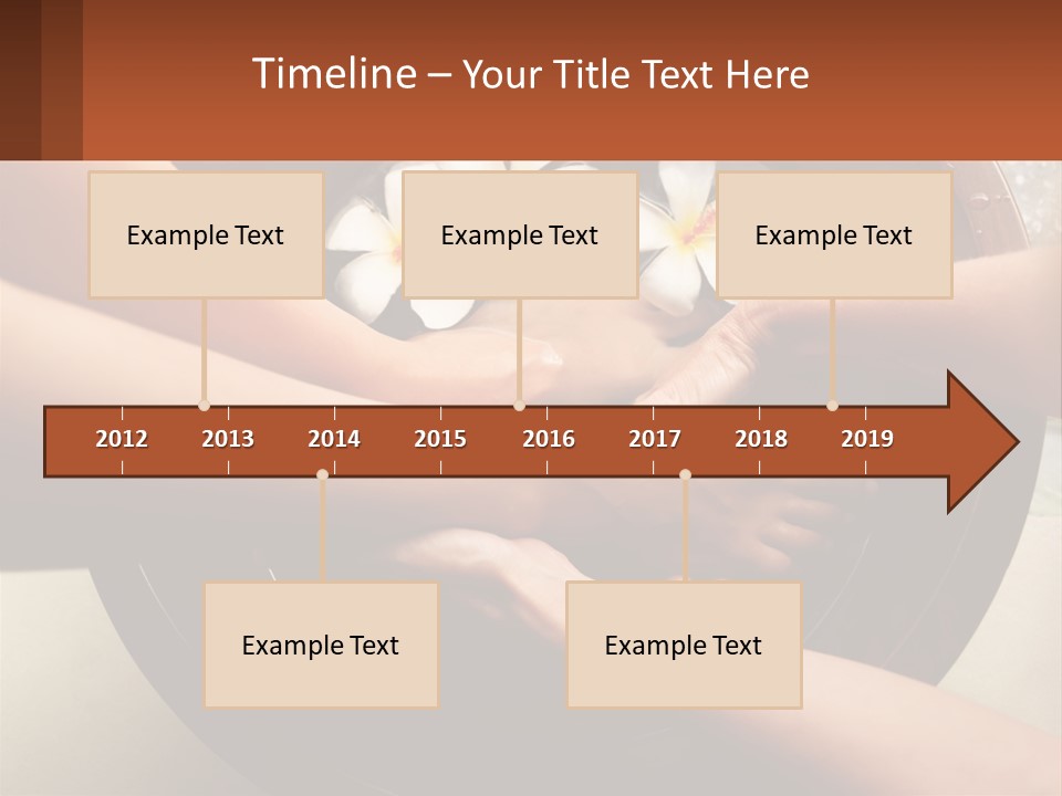 A Group Of People Holding Hands Over A Bowl Of Water With Flowers PowerPoint Template