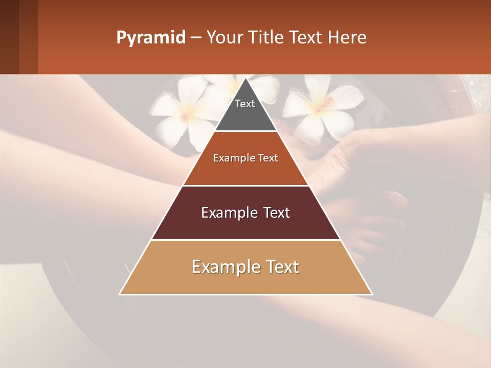 A Group Of People Holding Hands Over A Bowl Of Water With Flowers PowerPoint Template