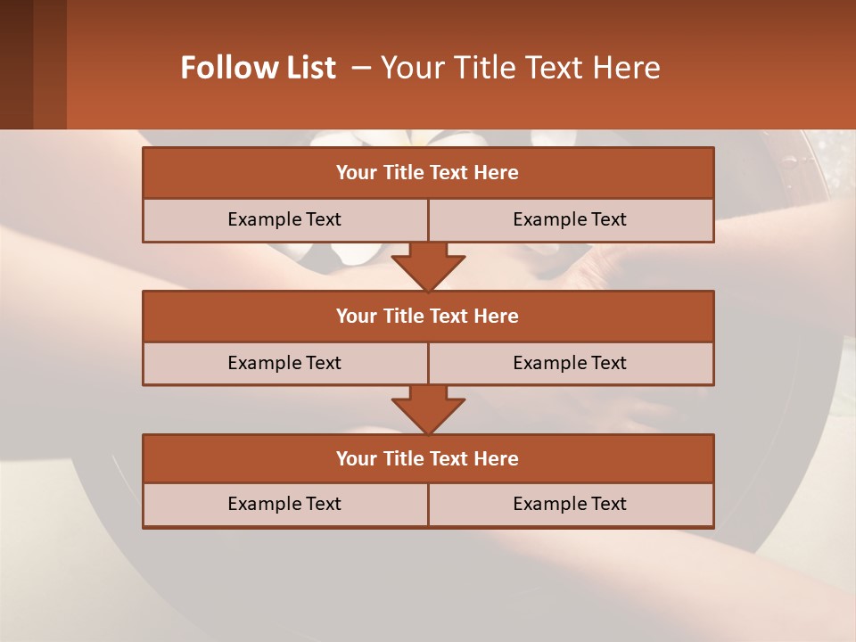 A Group Of People Holding Hands Over A Bowl Of Water With Flowers PowerPoint Template