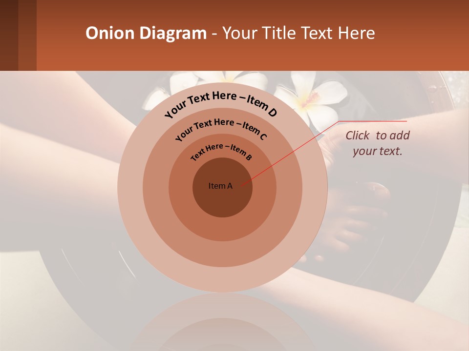 A Group Of People Holding Hands Over A Bowl Of Water With Flowers PowerPoint Template