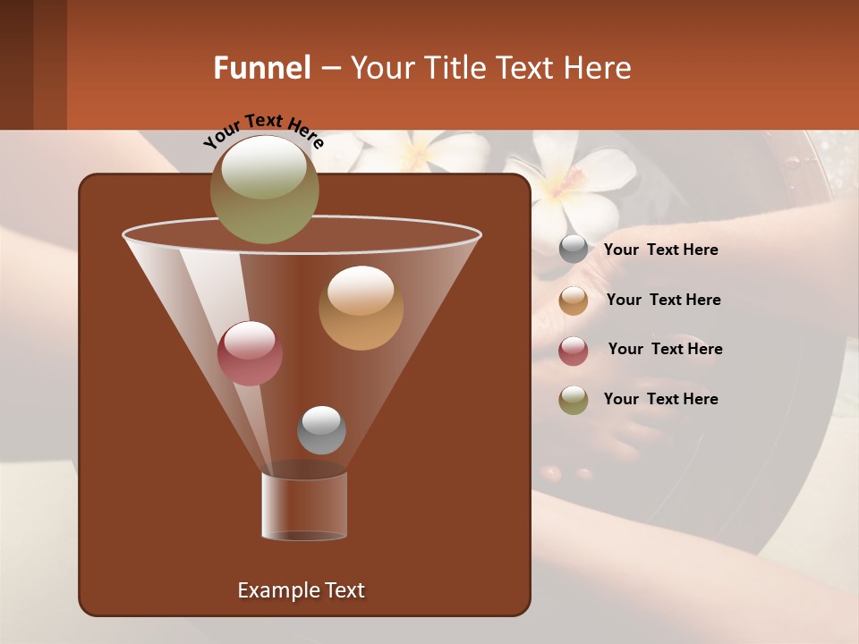 A Group Of People Holding Hands Over A Bowl Of Water With Flowers PowerPoint Template