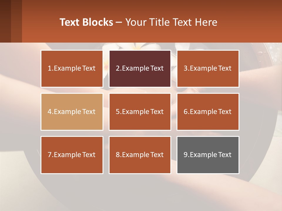 A Group Of People Holding Hands Over A Bowl Of Water With Flowers PowerPoint Template