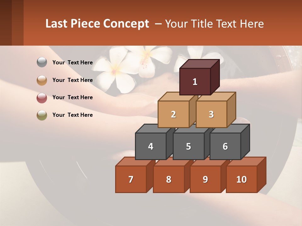 A Group Of People Holding Hands Over A Bowl Of Water With Flowers PowerPoint Template