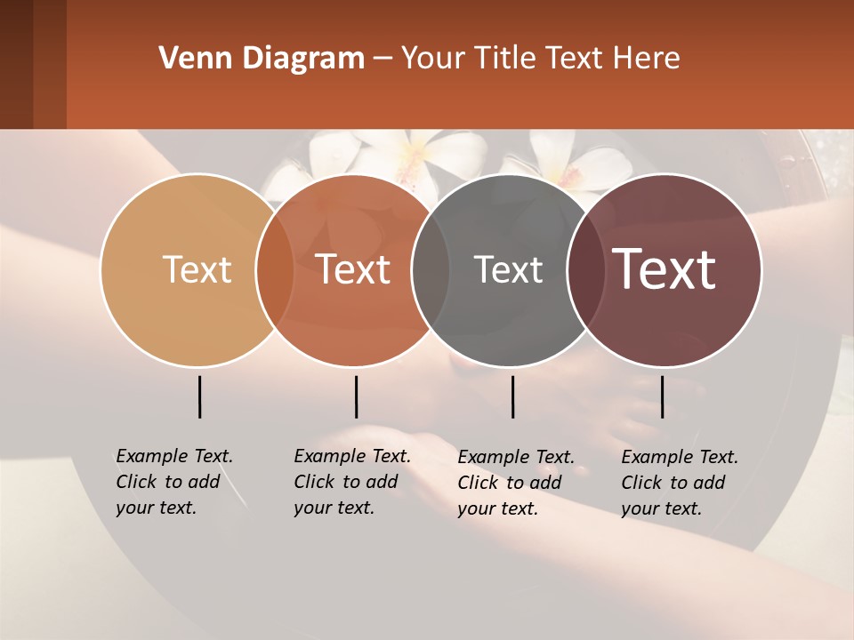 A Group Of People Holding Hands Over A Bowl Of Water With Flowers PowerPoint Template