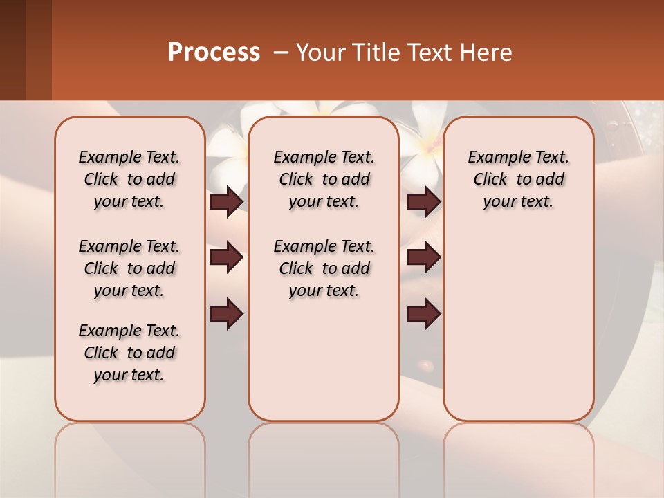 A Group Of People Holding Hands Over A Bowl Of Water With Flowers PowerPoint Template