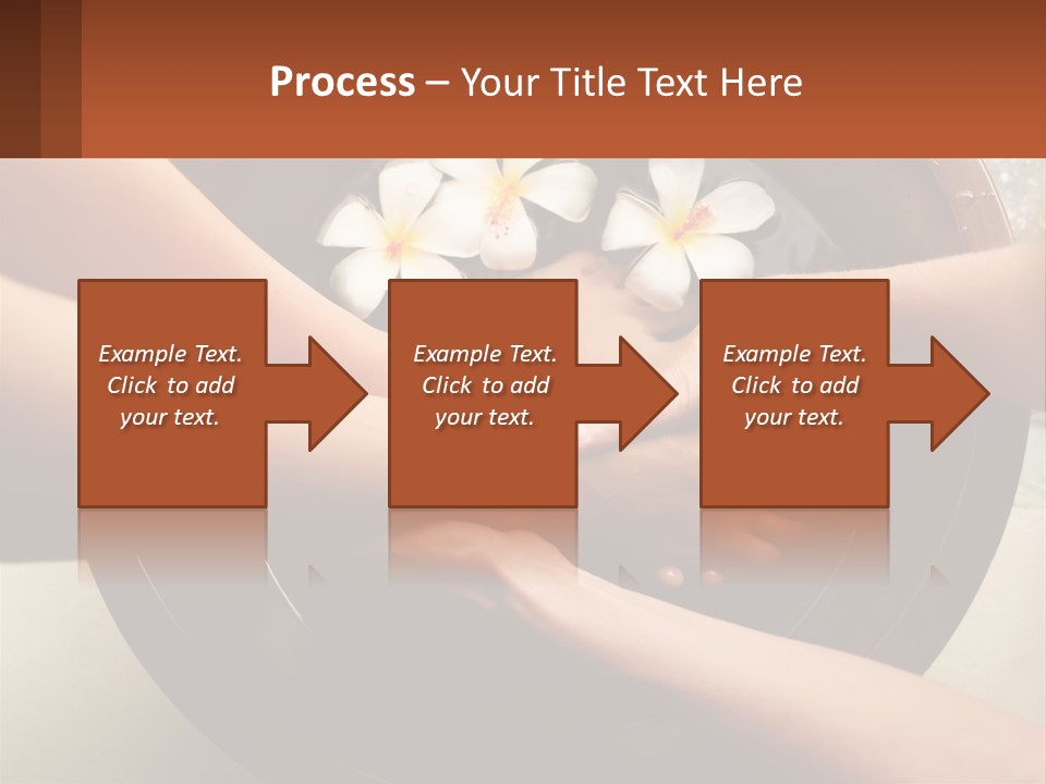A Group Of People Holding Hands Over A Bowl Of Water With Flowers PowerPoint Template