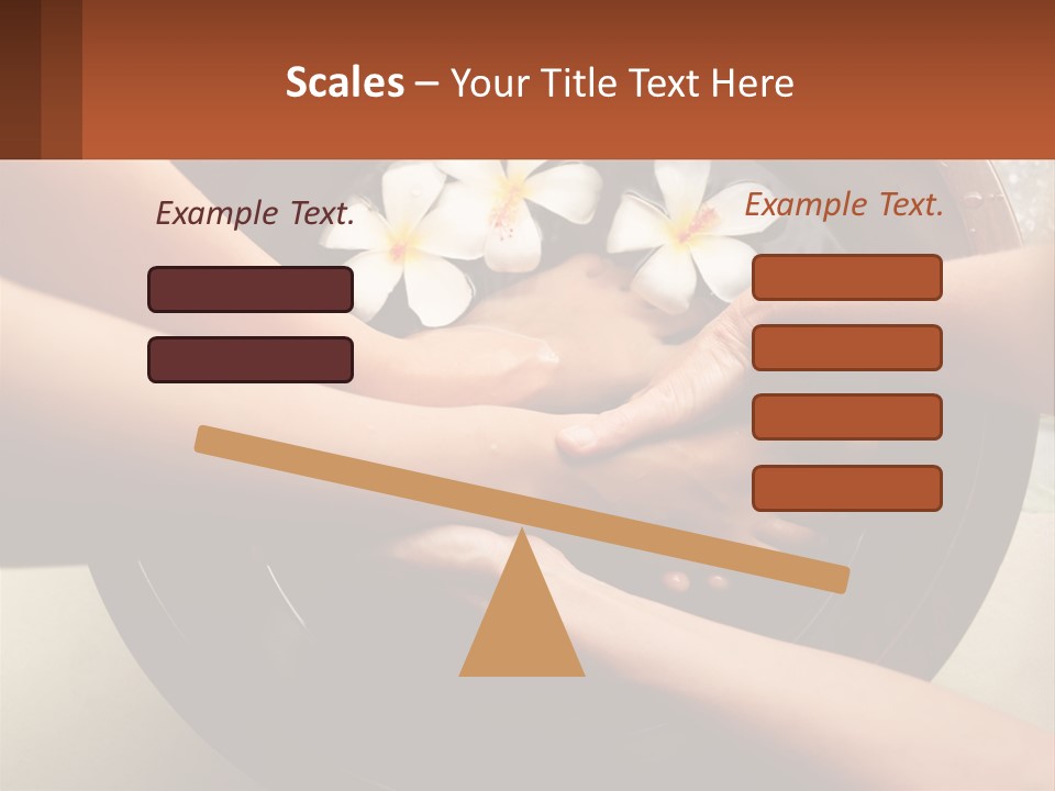 A Group Of People Holding Hands Over A Bowl Of Water With Flowers PowerPoint Template