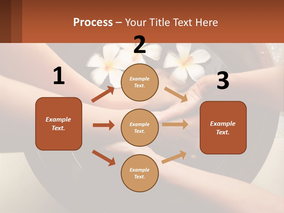 A Group Of People Holding Hands Over A Bowl Of Water With Flowers PowerPoint Template