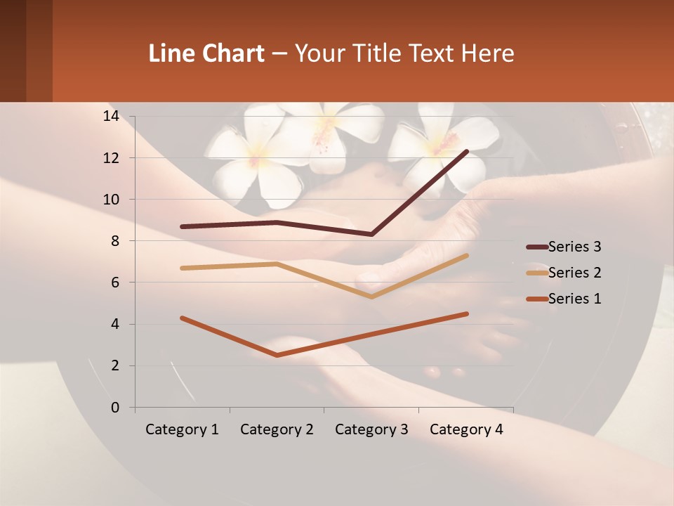 A Group Of People Holding Hands Over A Bowl Of Water With Flowers PowerPoint Template