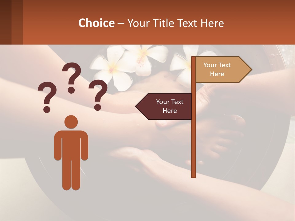 A Group Of People Holding Hands Over A Bowl Of Water With Flowers PowerPoint Template