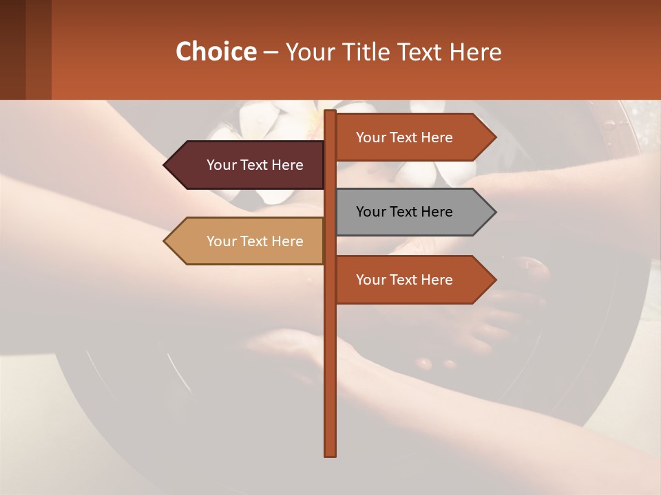 A Group Of People Holding Hands Over A Bowl Of Water With Flowers PowerPoint Template