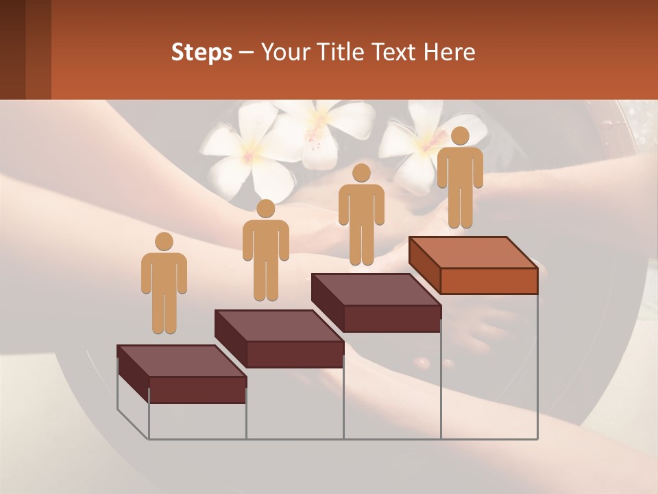 A Group Of People Holding Hands Over A Bowl Of Water With Flowers PowerPoint Template