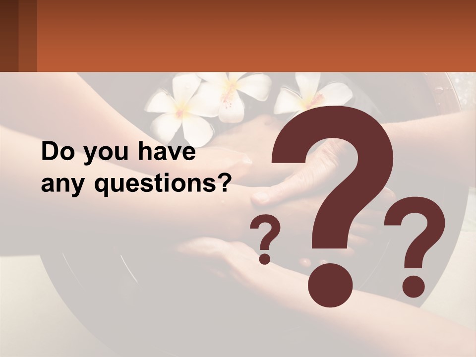 A Group Of People Holding Hands Over A Bowl Of Water With Flowers PowerPoint Template