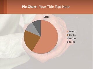 Two Hands Holding Each Other With A Brown Background PowerPoint Template