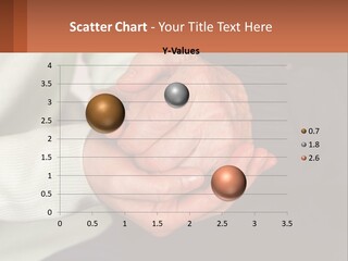 Two Hands Holding Each Other With A Brown Background PowerPoint Template