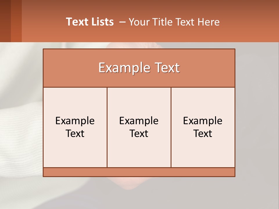 Two Hands Holding Each Other With A Brown Background PowerPoint Template