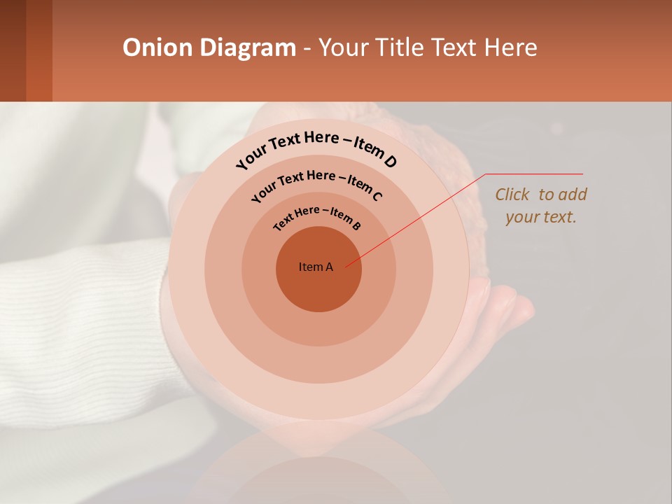 Two Hands Holding Each Other With A Brown Background PowerPoint Template