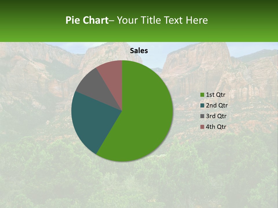 A Mountain Range With Trees And Rocks In The Background PowerPoint Template