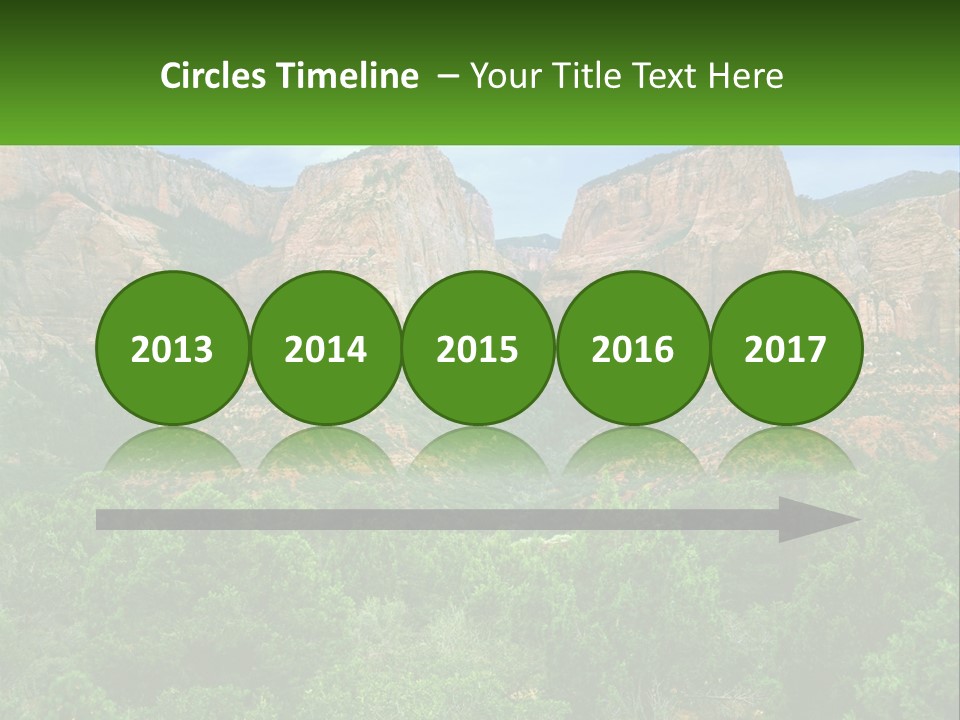 A Mountain Range With Trees And Rocks In The Background PowerPoint Template