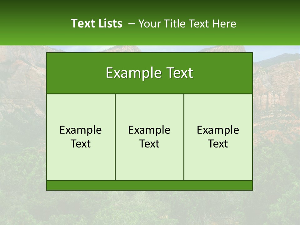 A Mountain Range With Trees And Rocks In The Background PowerPoint Template