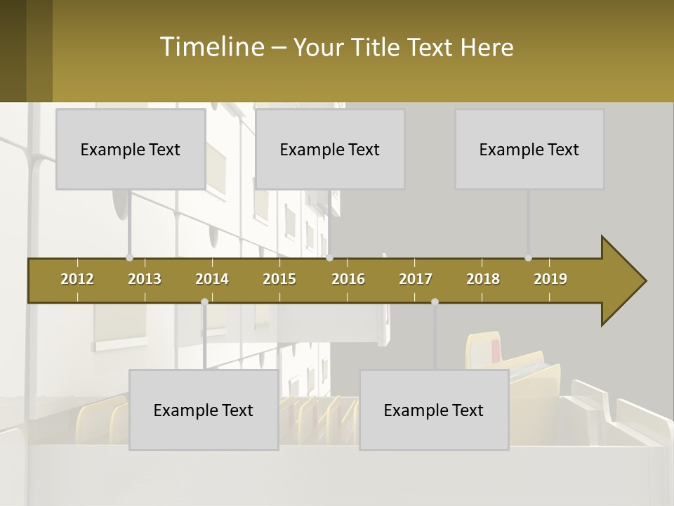 A File Cabinet With Files And Folders In It PowerPoint Template