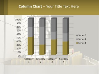 A File Cabinet With Files And Folders In It PowerPoint Template