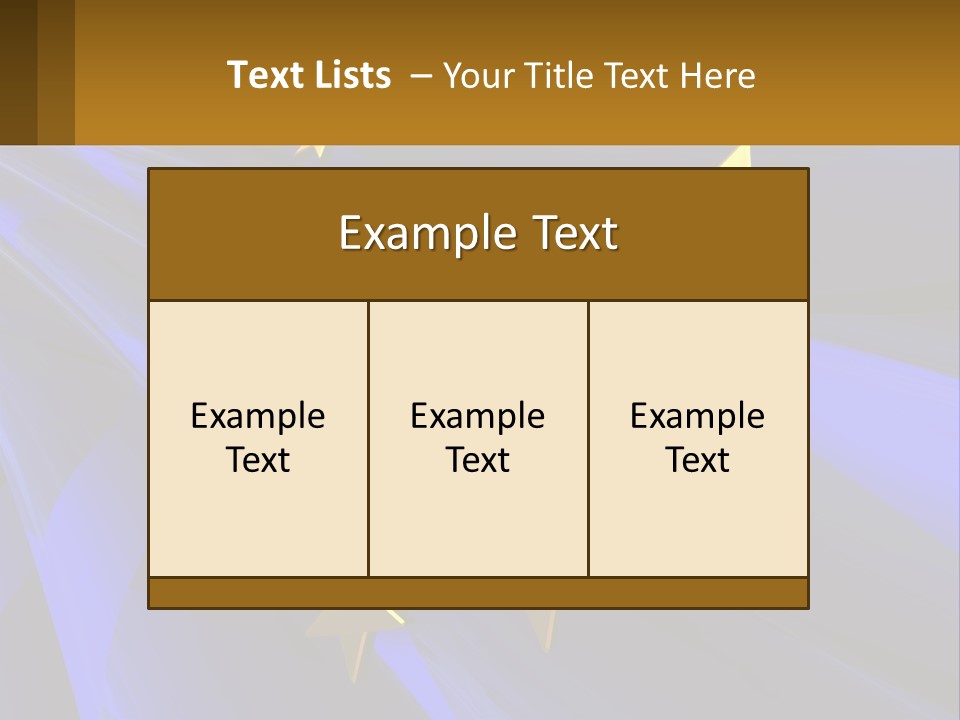 A Blue Background With Gold Stars On It PowerPoint Template