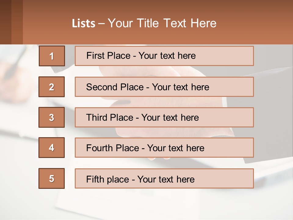 Two People Shaking Hands Over A Laptop Computer PowerPoint Template