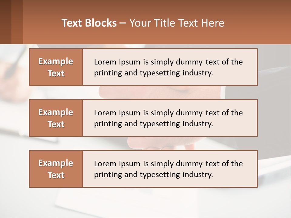 Two People Shaking Hands Over A Laptop Computer PowerPoint Template