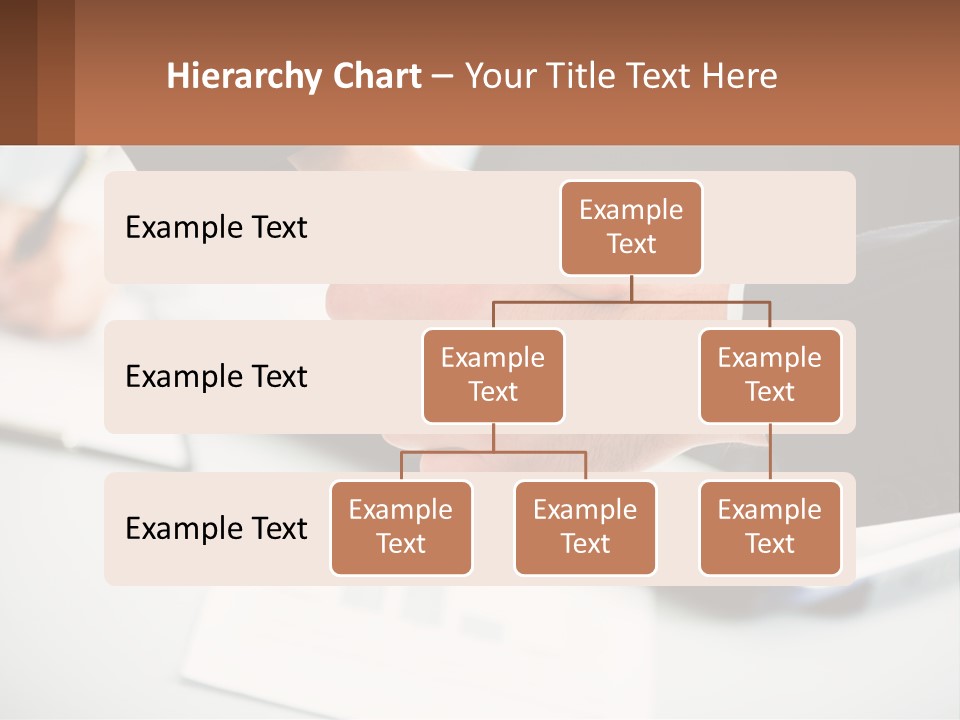 Two People Shaking Hands Over A Laptop Computer PowerPoint Template
