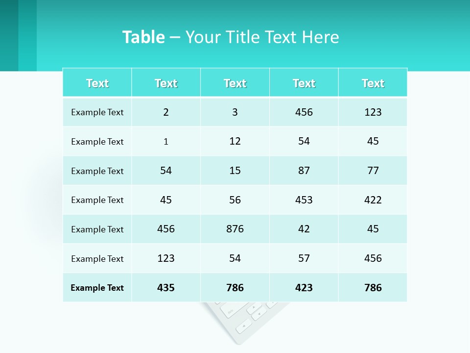 A Computer With A Sheet Of Paper On Top Of It PowerPoint Template