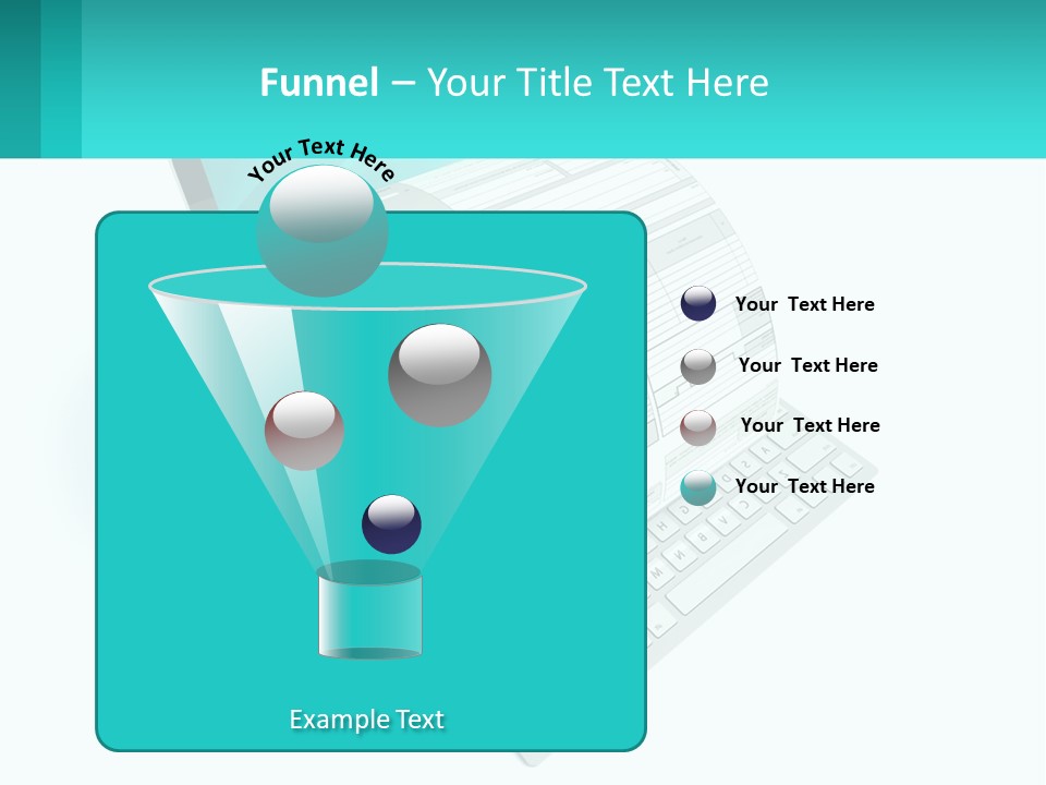 A Computer With A Sheet Of Paper On Top Of It PowerPoint Template