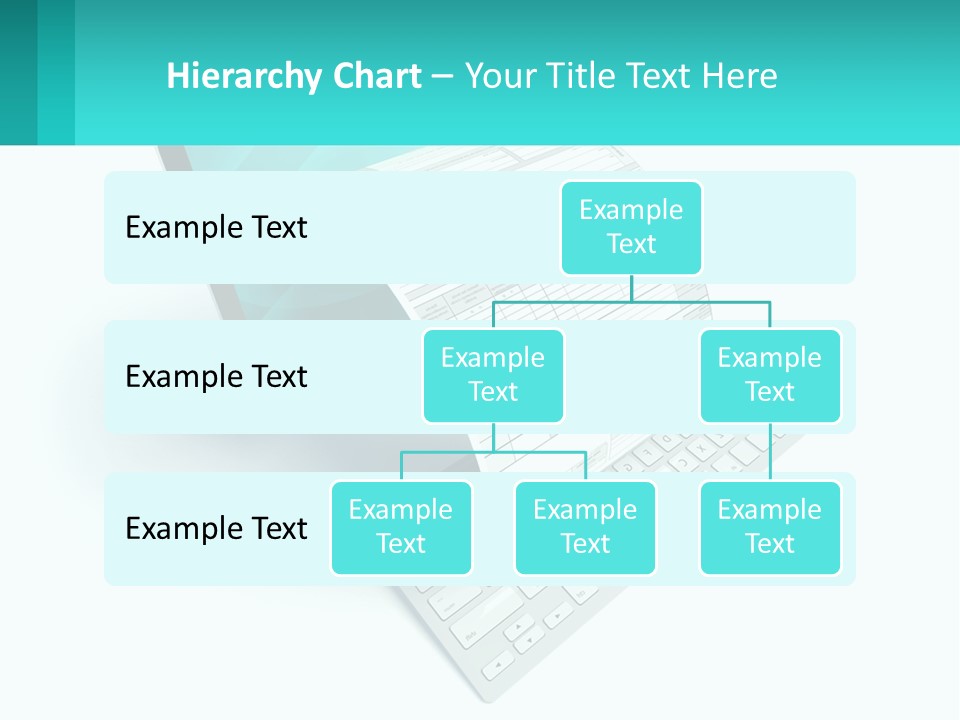 A Computer With A Sheet Of Paper On Top Of It PowerPoint Template